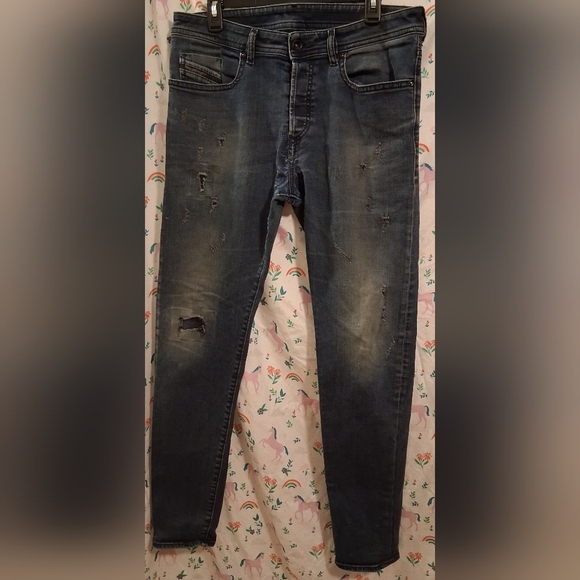 Diesel Other - EUC Y2K Diesel Buster 0677K Button Fly Regular Slim-Fit Unisex Denim SZ 33EU